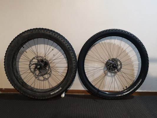 Tyre and rim heights of common bicycle tyres and motorbike tyres