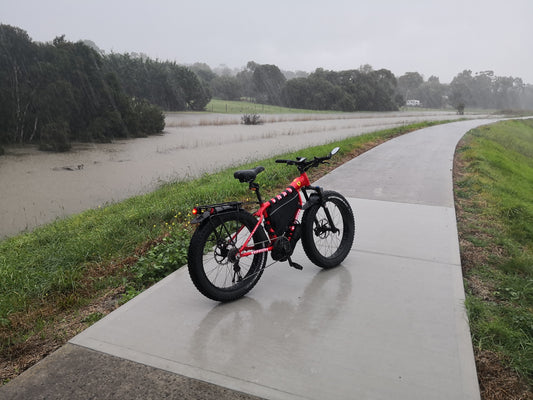 Riding Ebikes in the Rain