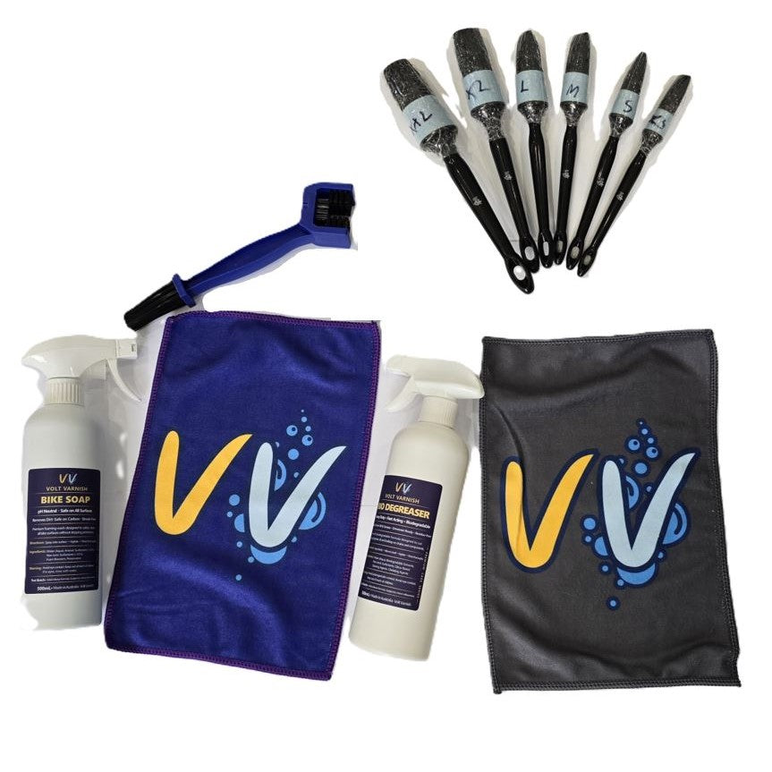 easify-addon-variant:1L Kit (2 cloths, 6 brushes + 1L bio-degreases and 1L soap bottles