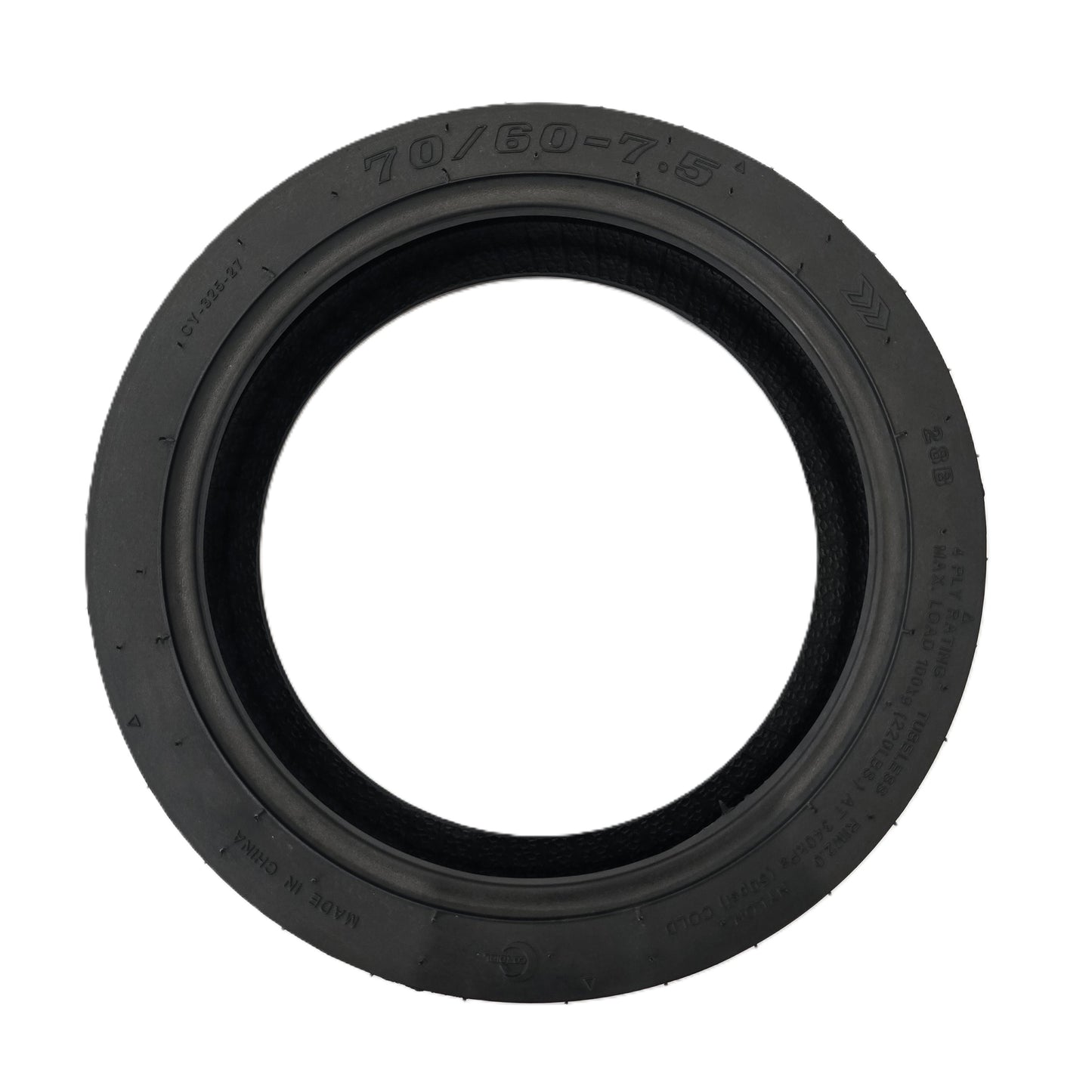 70/60-7.5 Electric Scooter Tubeless Tyre (Road)