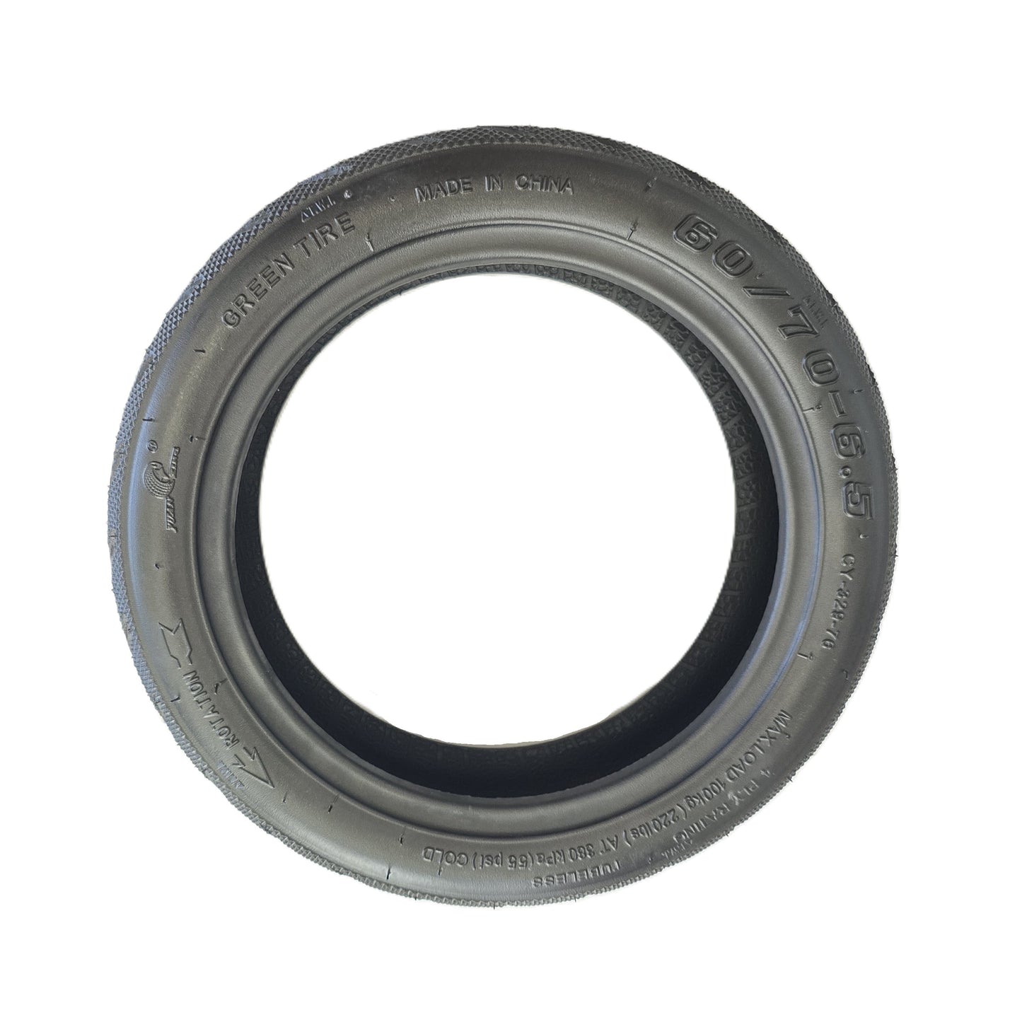 60/70-6.5 Electric Scooter Tubeless Tyre