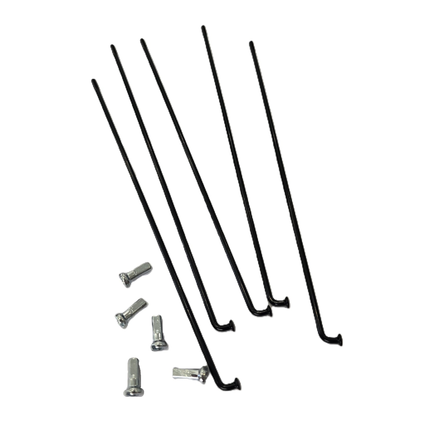 Spokes – Heavy-Duty E-Bike Wheel Spokes 10G & 12G (5 pcs, Black)