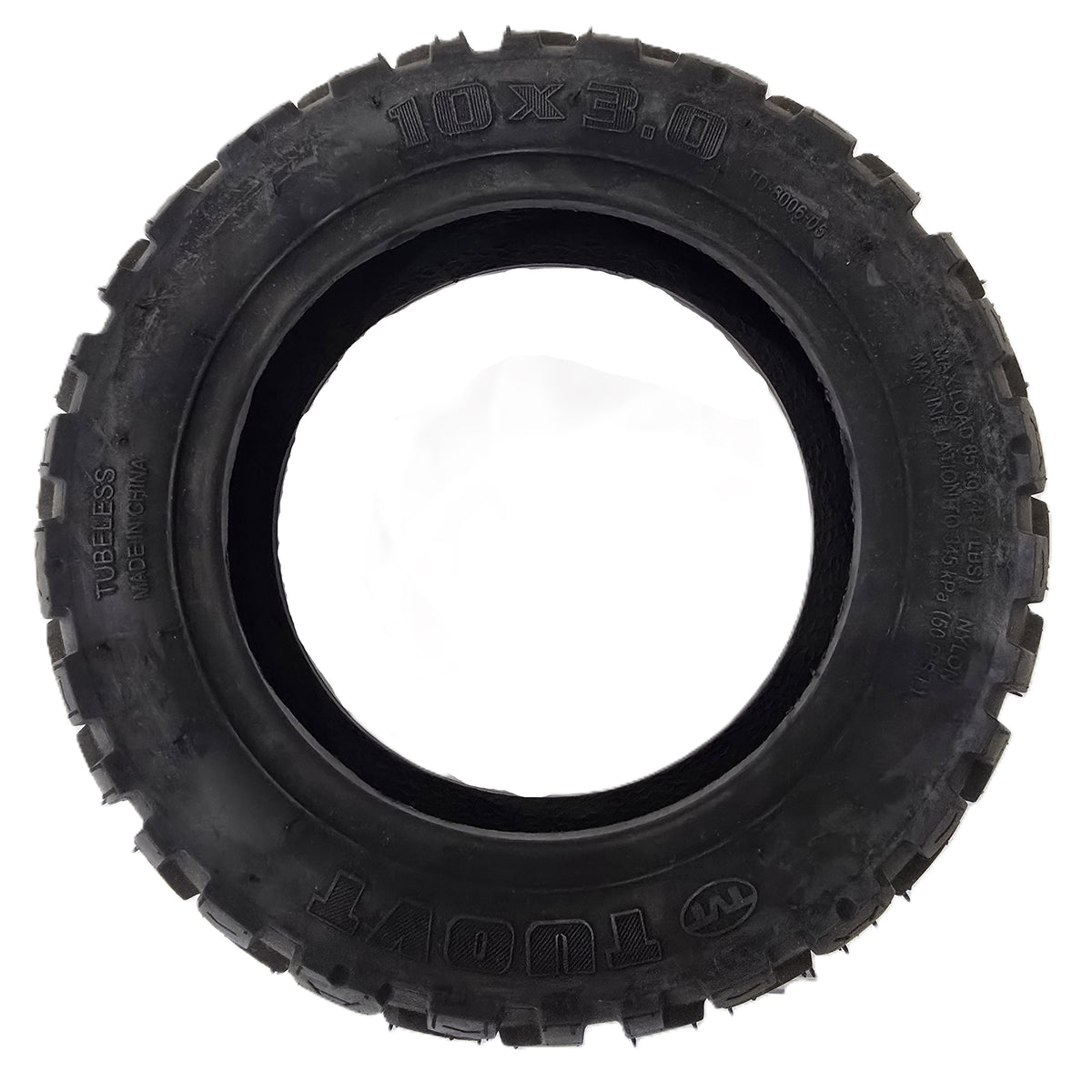 10" x 3.0" Electric Scooter Off-Road Tubless Tyre 255x80 80/65-6.0