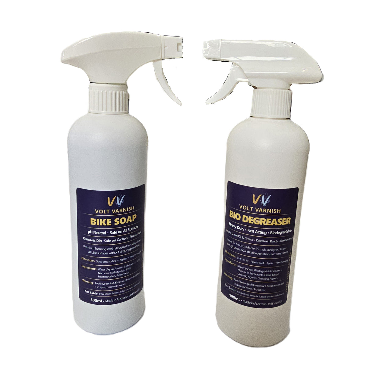 Volt Varnish Bike Cleaning Kit | Soap, Bio Degreaser, Cloths & Brushes
