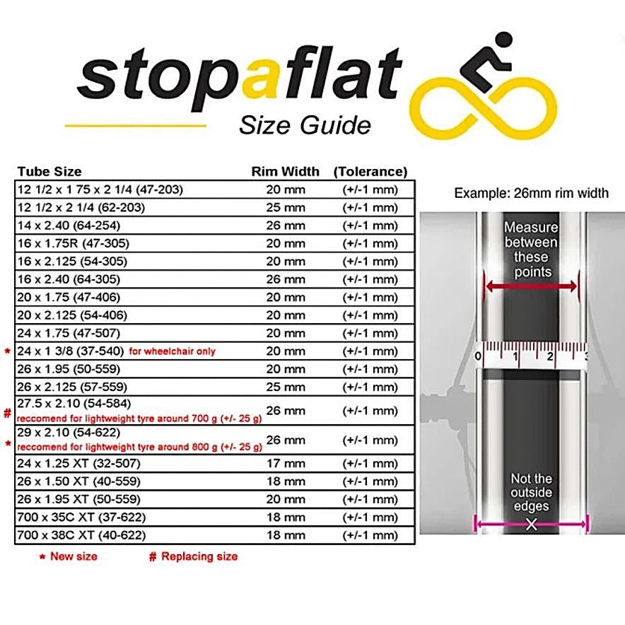 StopAFlat Anti-Puncture Tyre Insert (Tube)