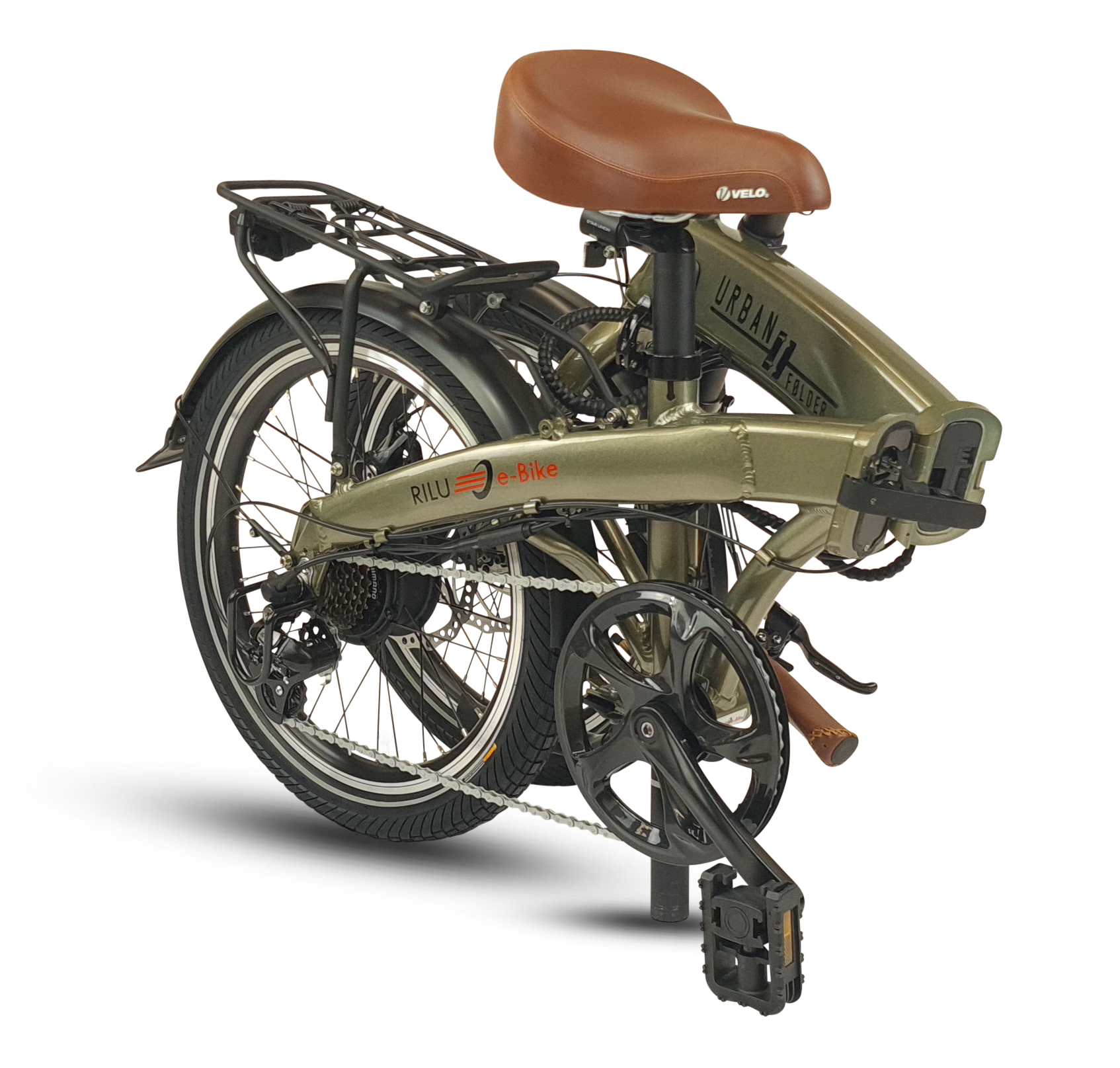 E glide top folding bike